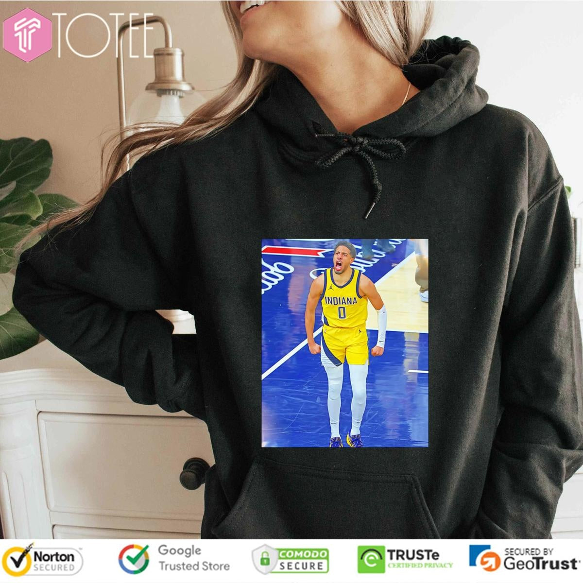 Tyrese Haliburton Indiana Pacers Game Frames T-shirt