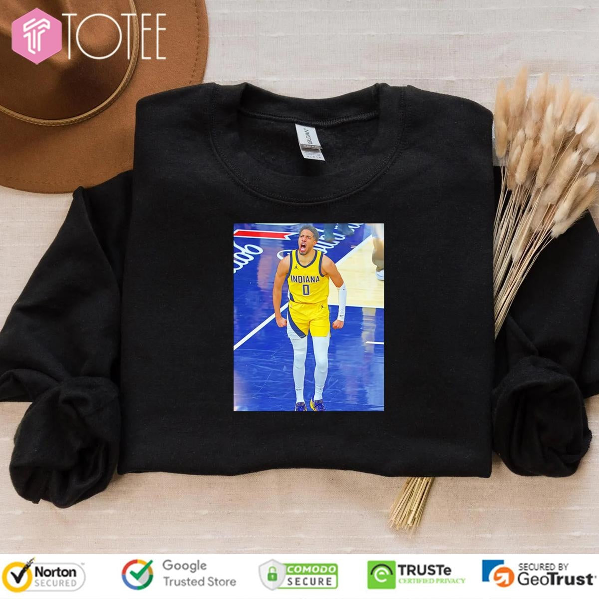 Tyrese Haliburton Indiana Pacers Game Frames T-shirt