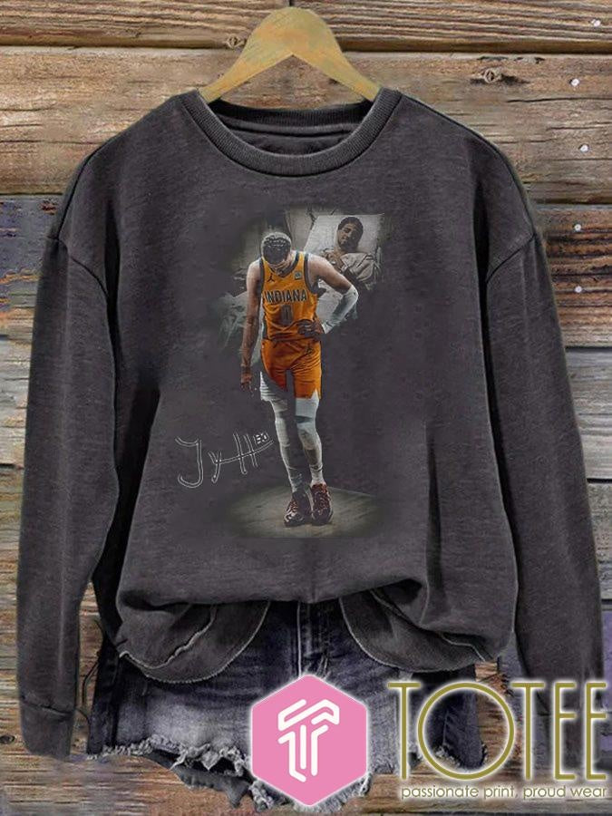 Tyrese Haliburton Legend Indiana Pacers Injured Signature T-shirt