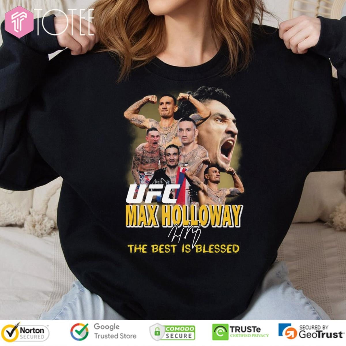 Ufc Max Holloway The Best Is Blessed Signature T-shirt