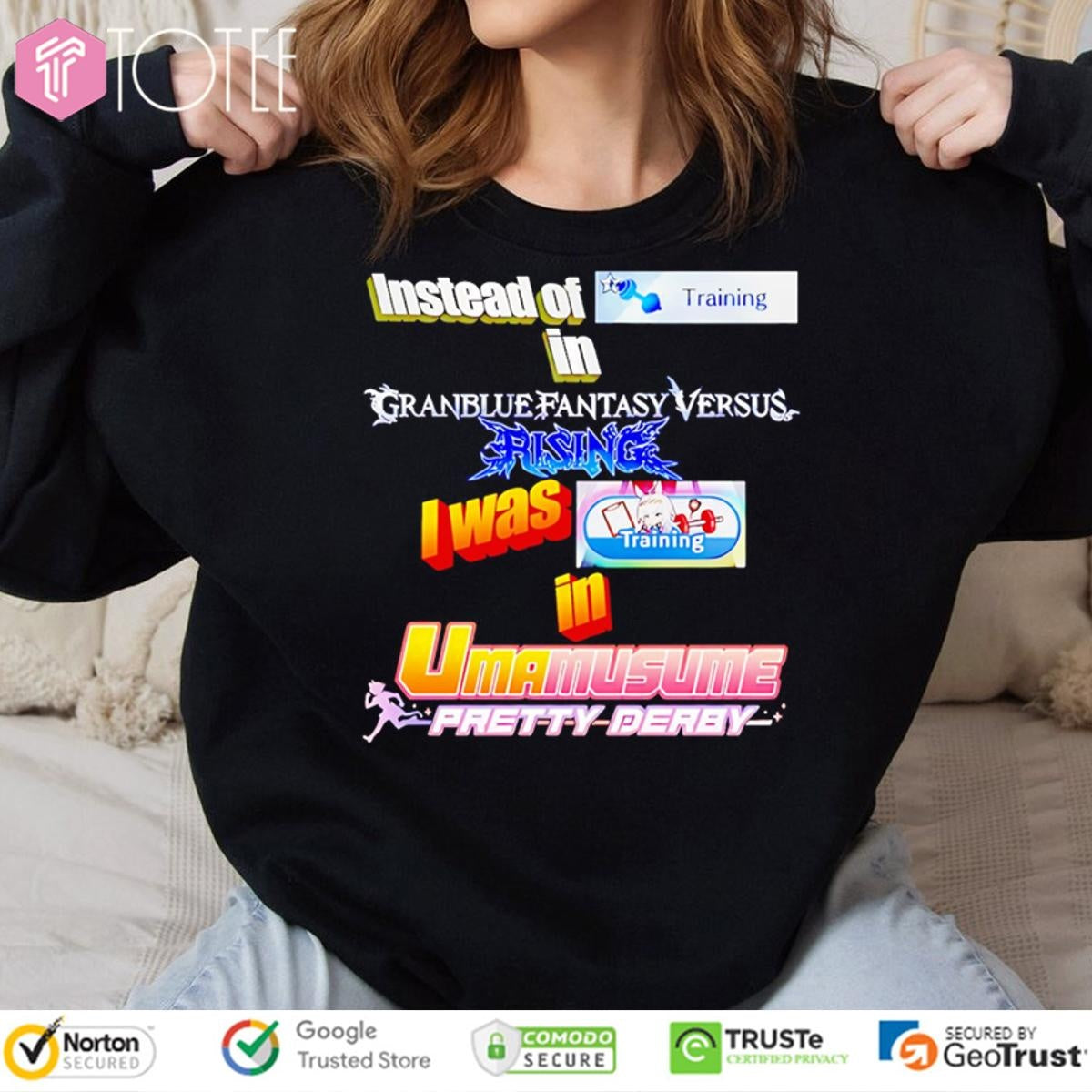 Uma Musume Pretty Derby Instead Of Training In Granblue Fantasy Versus T-shirt