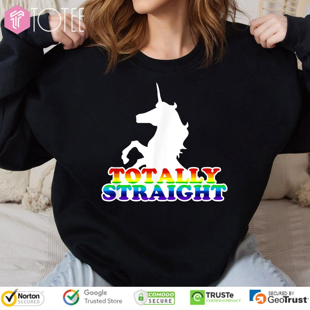 Unicorn Totally Straight Lgbt Pride T-shirt