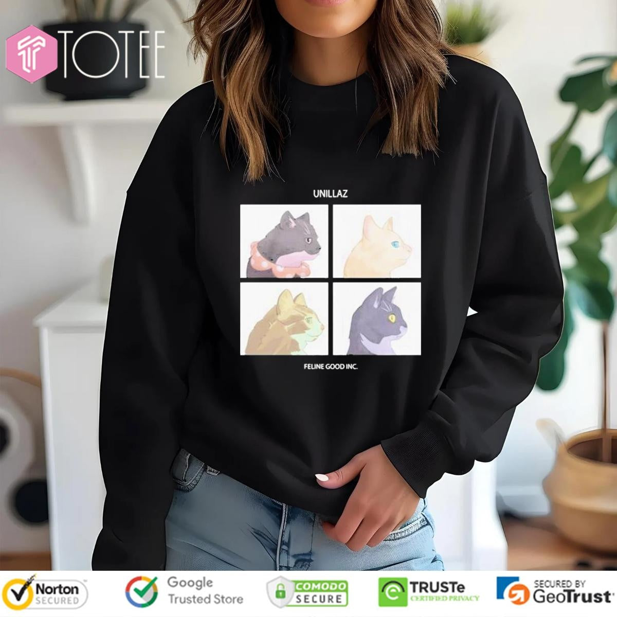 Unillaz Feline Good Inc Cats Ver Gorillaz T-shirt