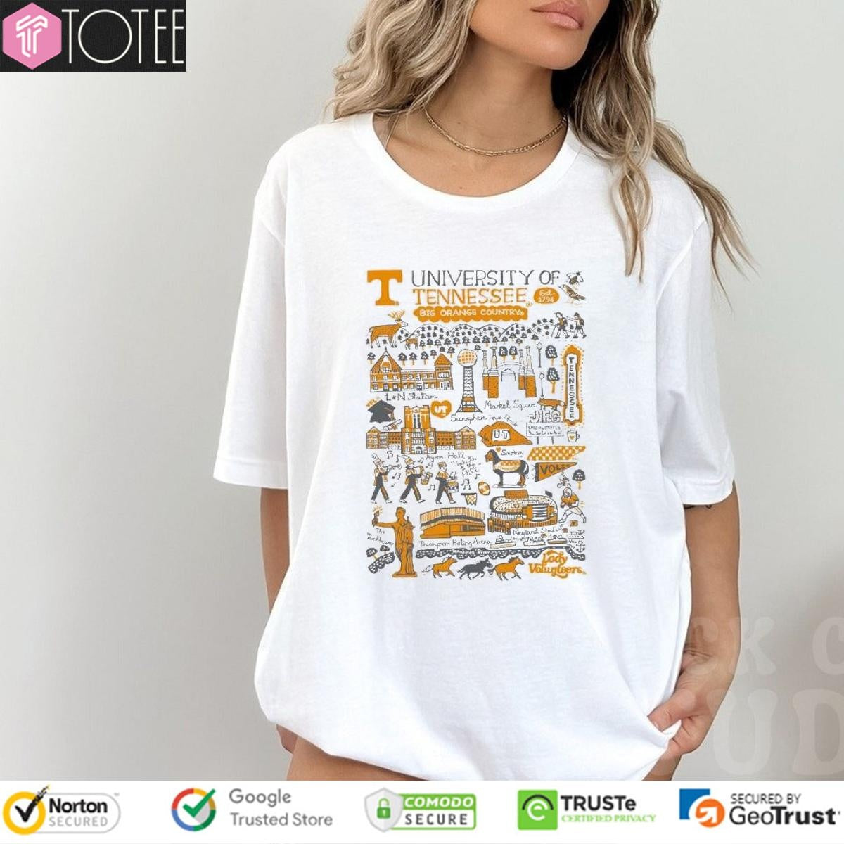 University Of Tennessee Art Illustration T-shirt