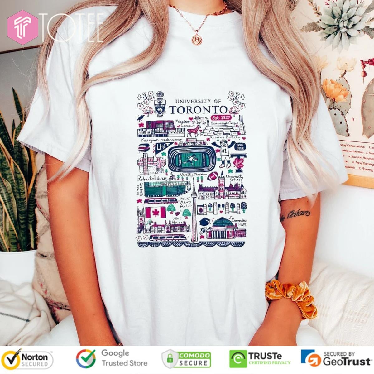 University Of Toronto Art Illustration T-shirt