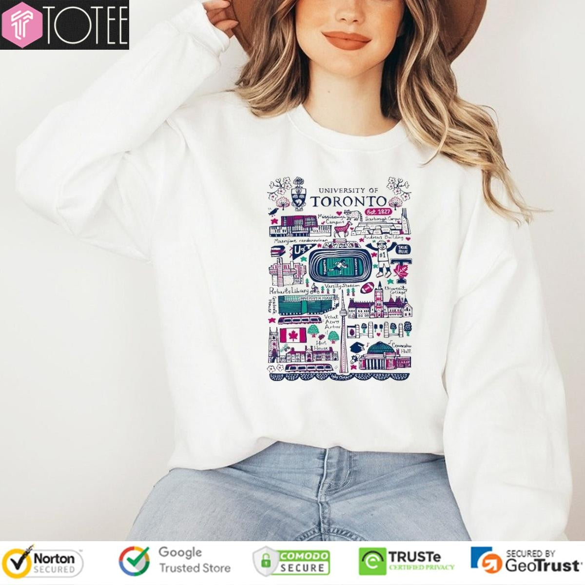 University Of Toronto Art Illustration T-shirt