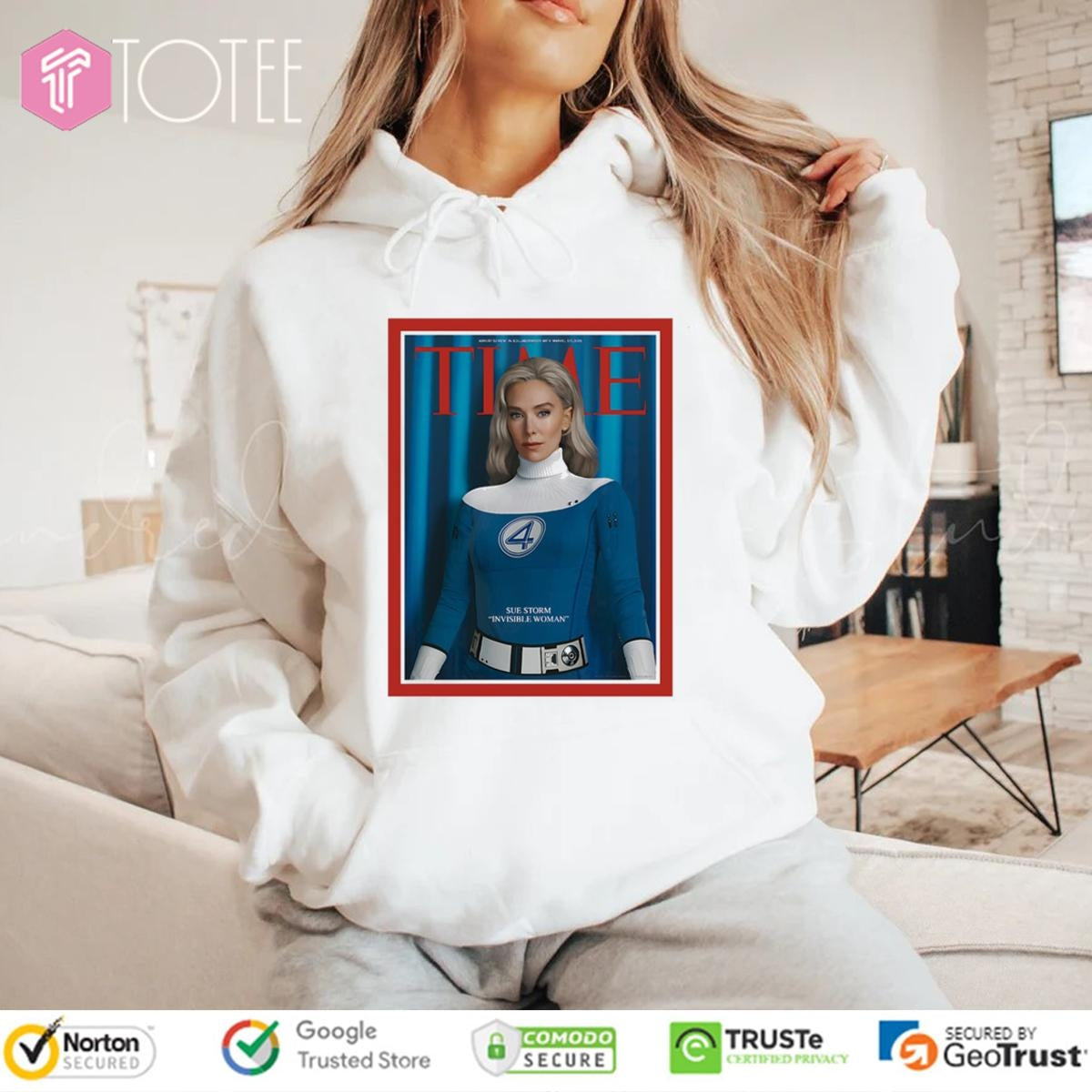 Vanessa Kirby Sue Storm Invisible Woman Time Magazine T-shirt