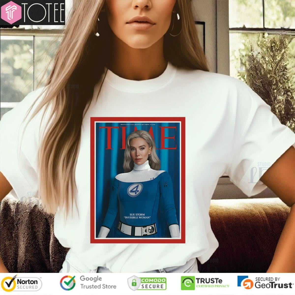 Vanessa Kirby Sue Storm Invisible Woman Time Magazine T-shirt