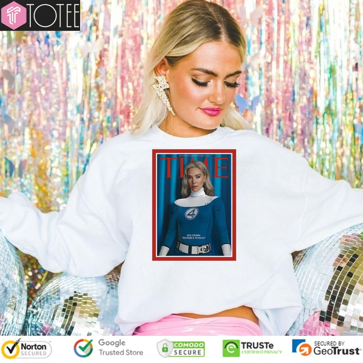 Vanessa Kirby Sue Storm Invisible Woman Time Magazine T-shirt