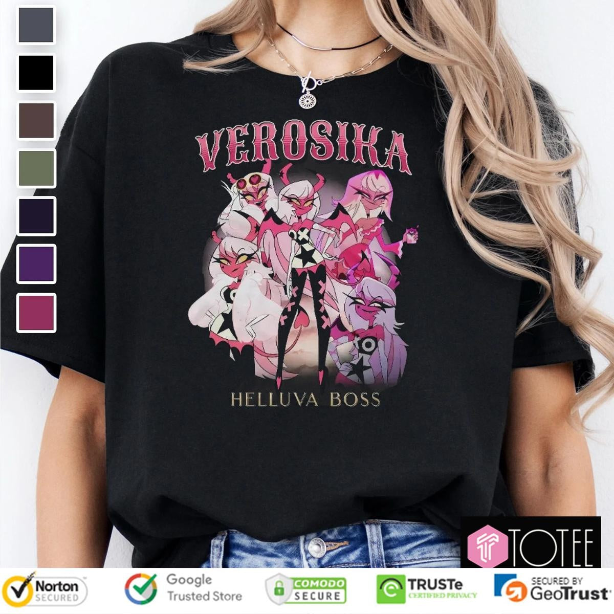 Verosika Helluva Boss Vintage Bootleg T-shirt