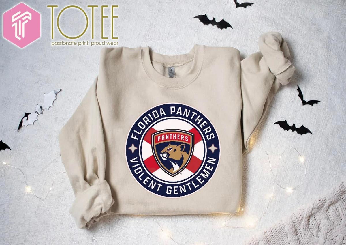 Violent Gentlement Florida Panthers Flag Logo T-shirt