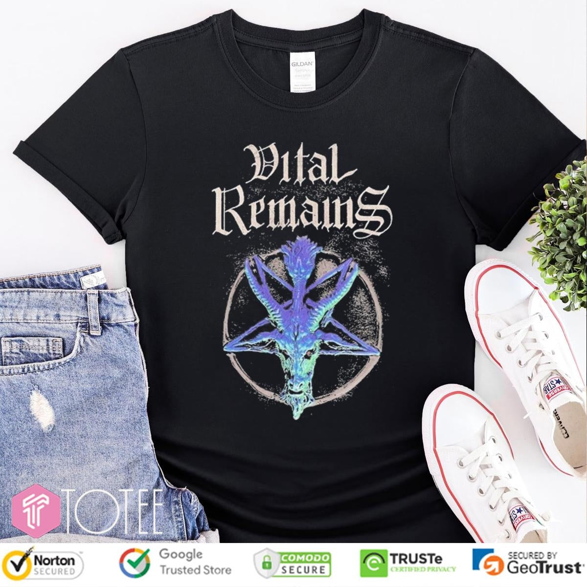 Vital Remains Forever Underground Satan T-shirt