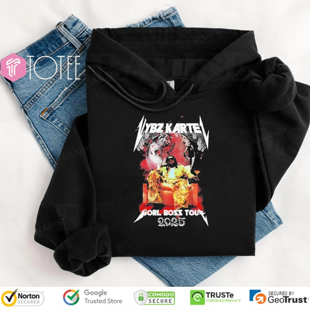 Vybz Kartel World Boss Tour 2025 T-shirt
