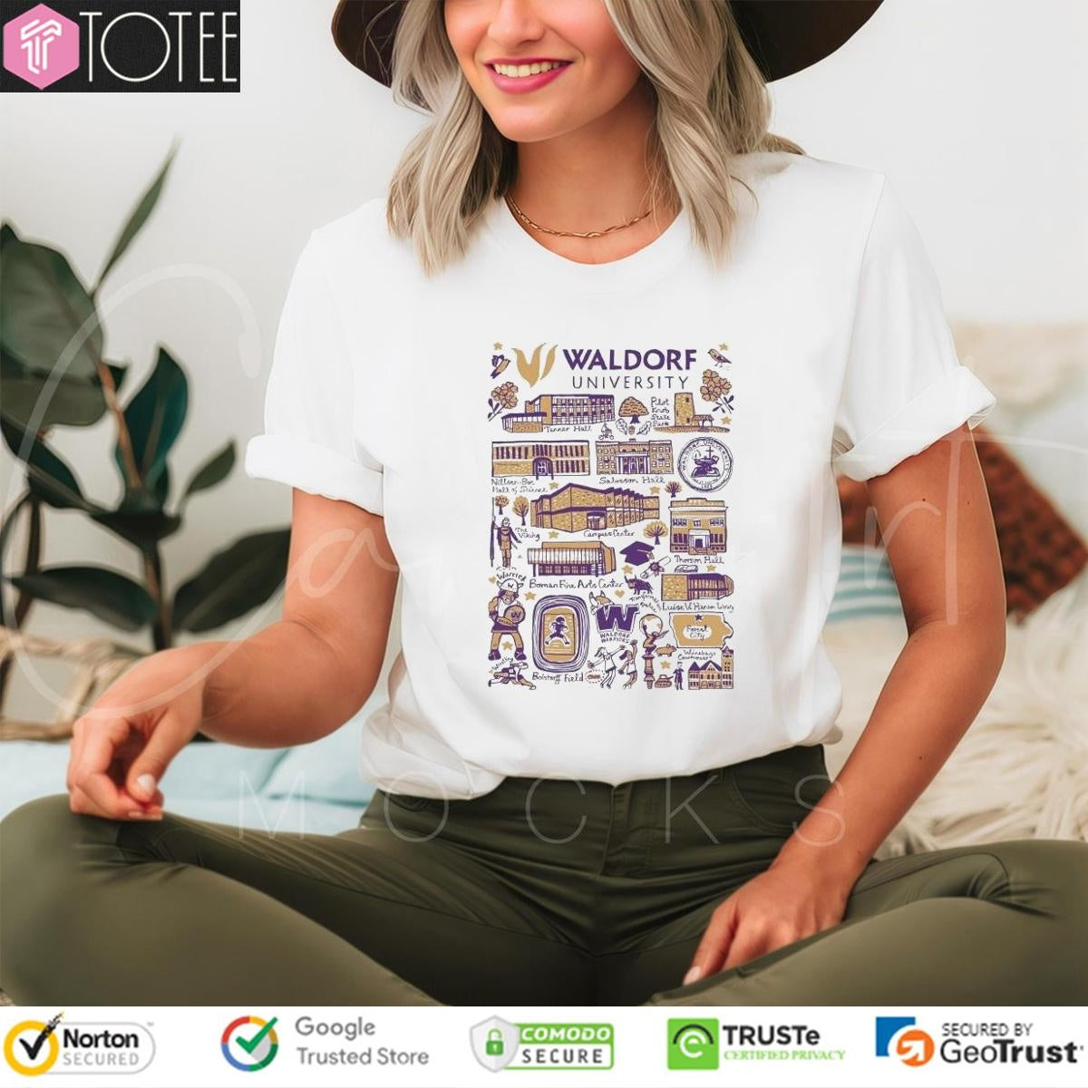 Waldorf University Art Illustration T-shirt