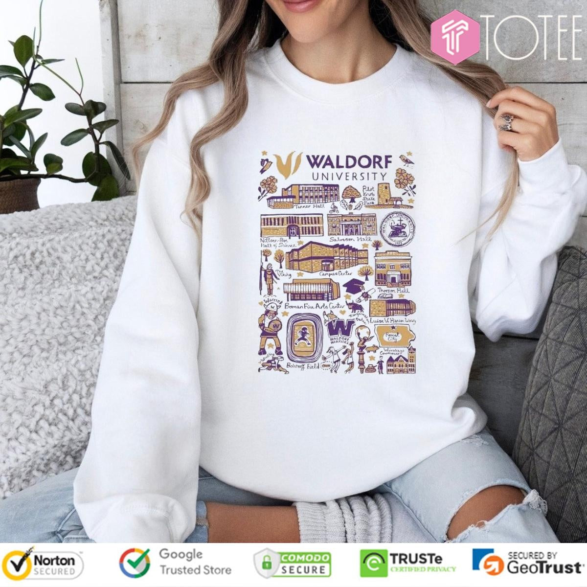 Waldorf University Art Illustration T-shirt