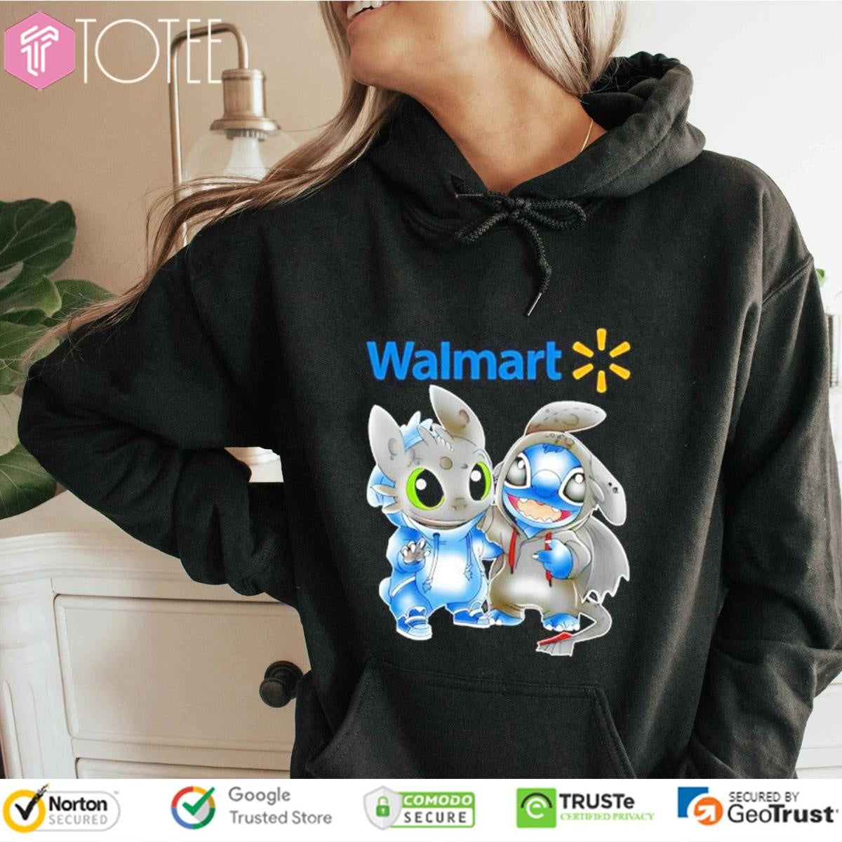 Walmart Disney Stitch Toothless T-shirt