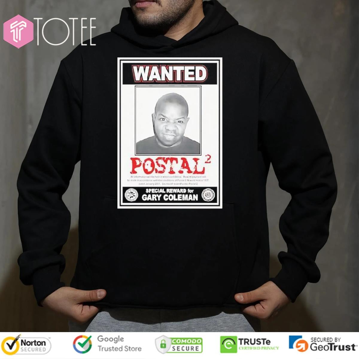 Wanted Postal 2 Special Reward For Gary Coleman T-shirt