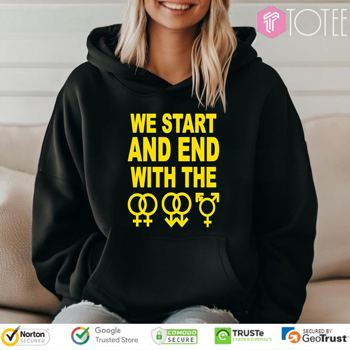 We Start And End With The Lgbtqia T-shirt