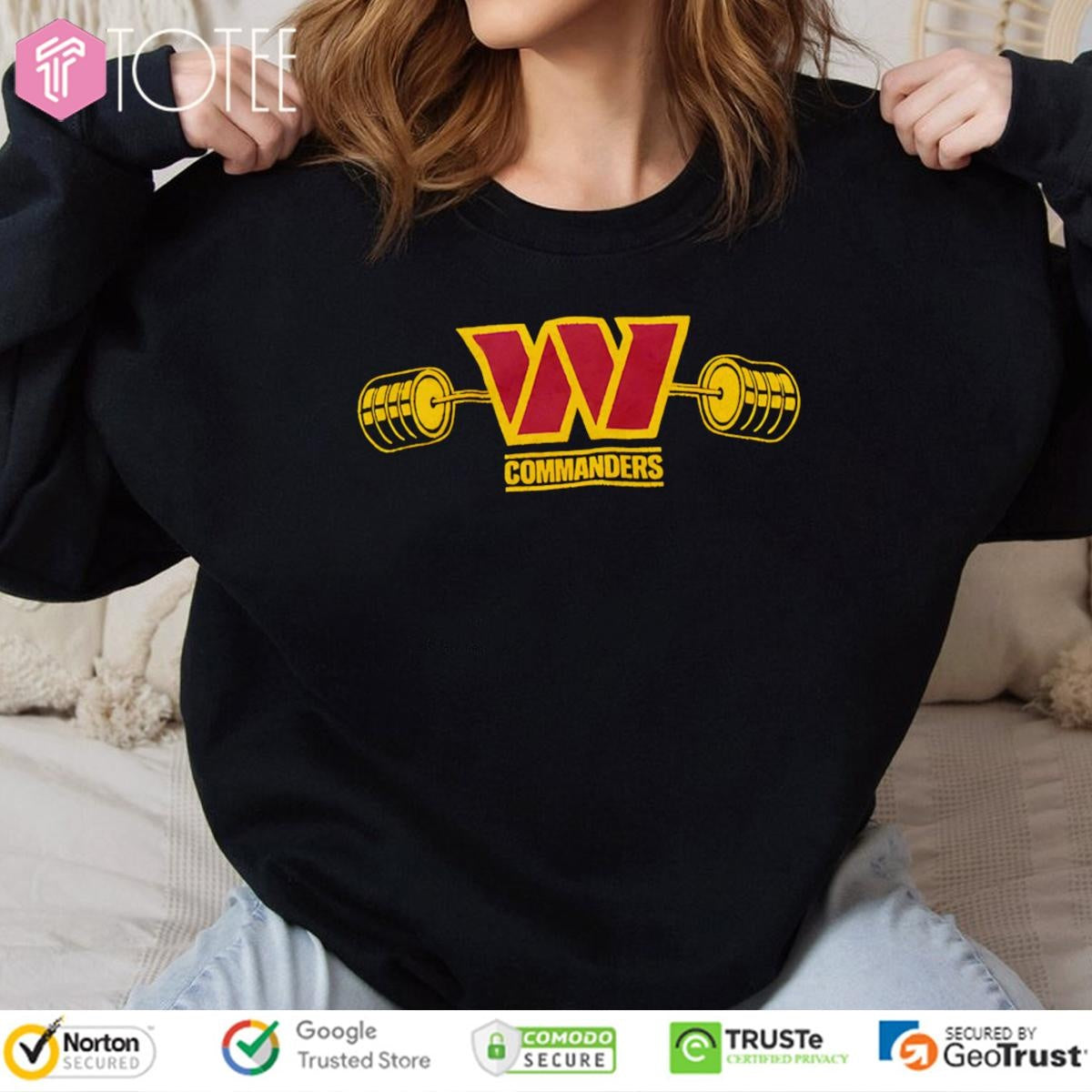 Weightlifting Washington Commanders Logo T-shirt