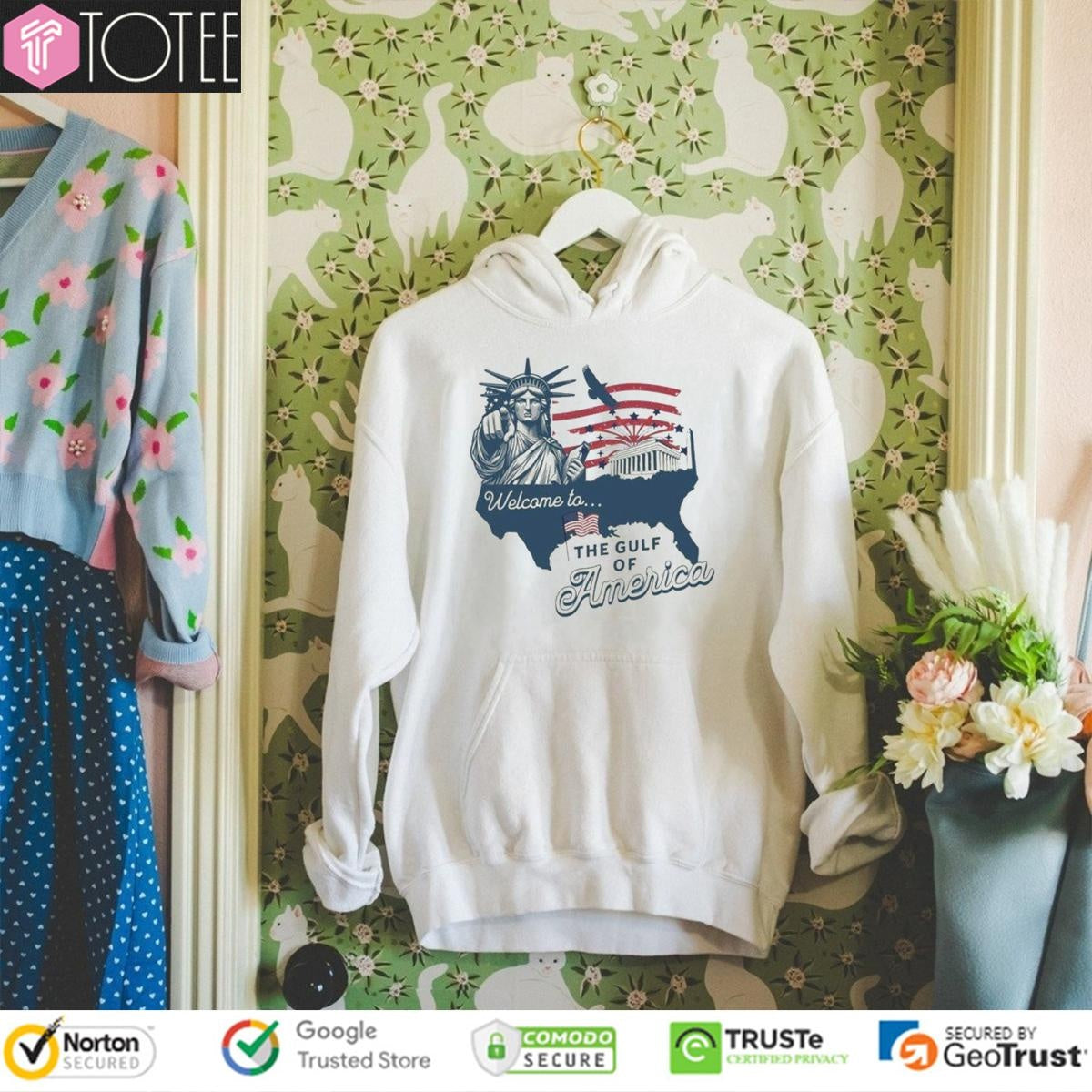Welcome To The Gulf Of America Statue Of Liberty T-shirt