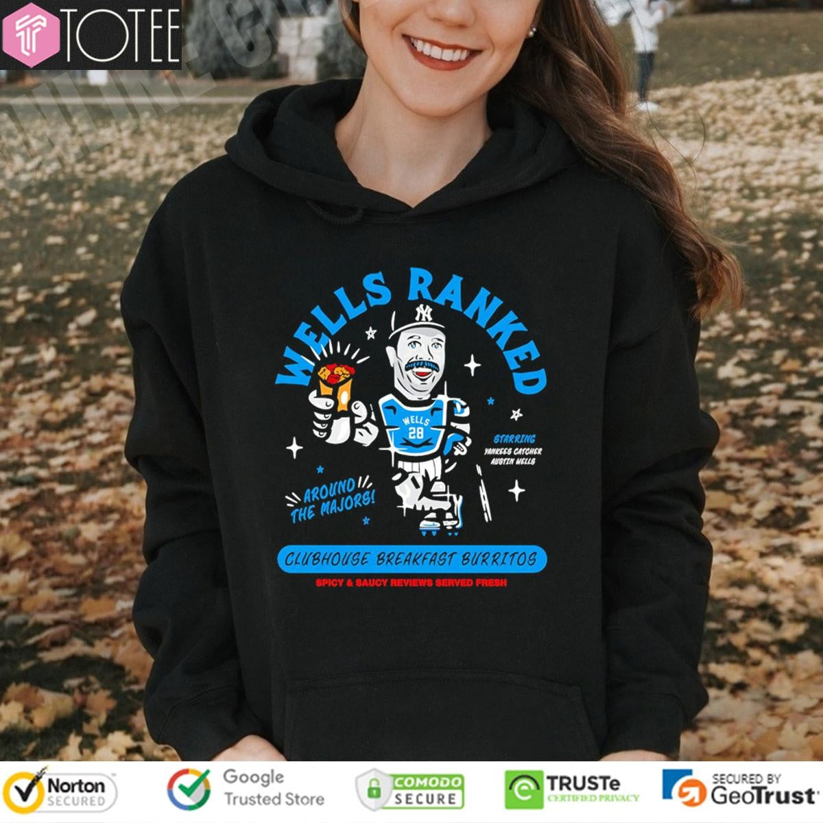 Wells Ranked Around The Majors Clubhouse Breakfast Burritos T-shirt
