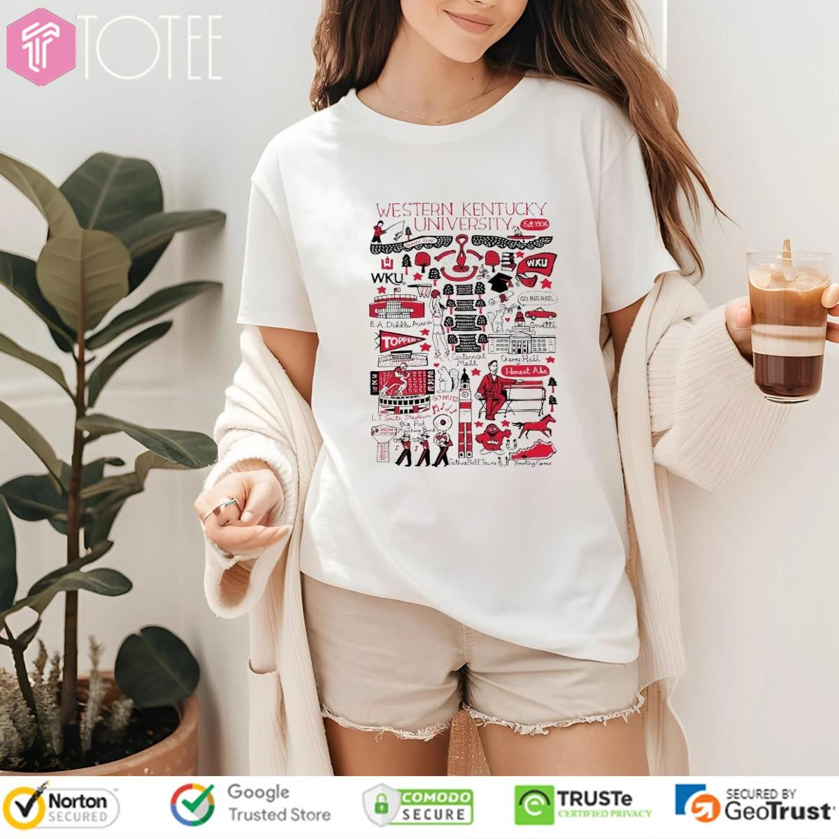 Western Kentucky University Art Illustration T-shirt