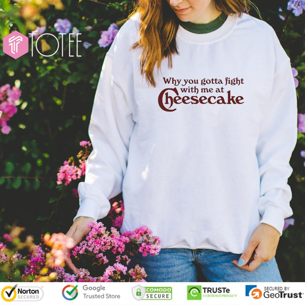 Why You Gotta Fight With Me At Cheesecake T-shirt