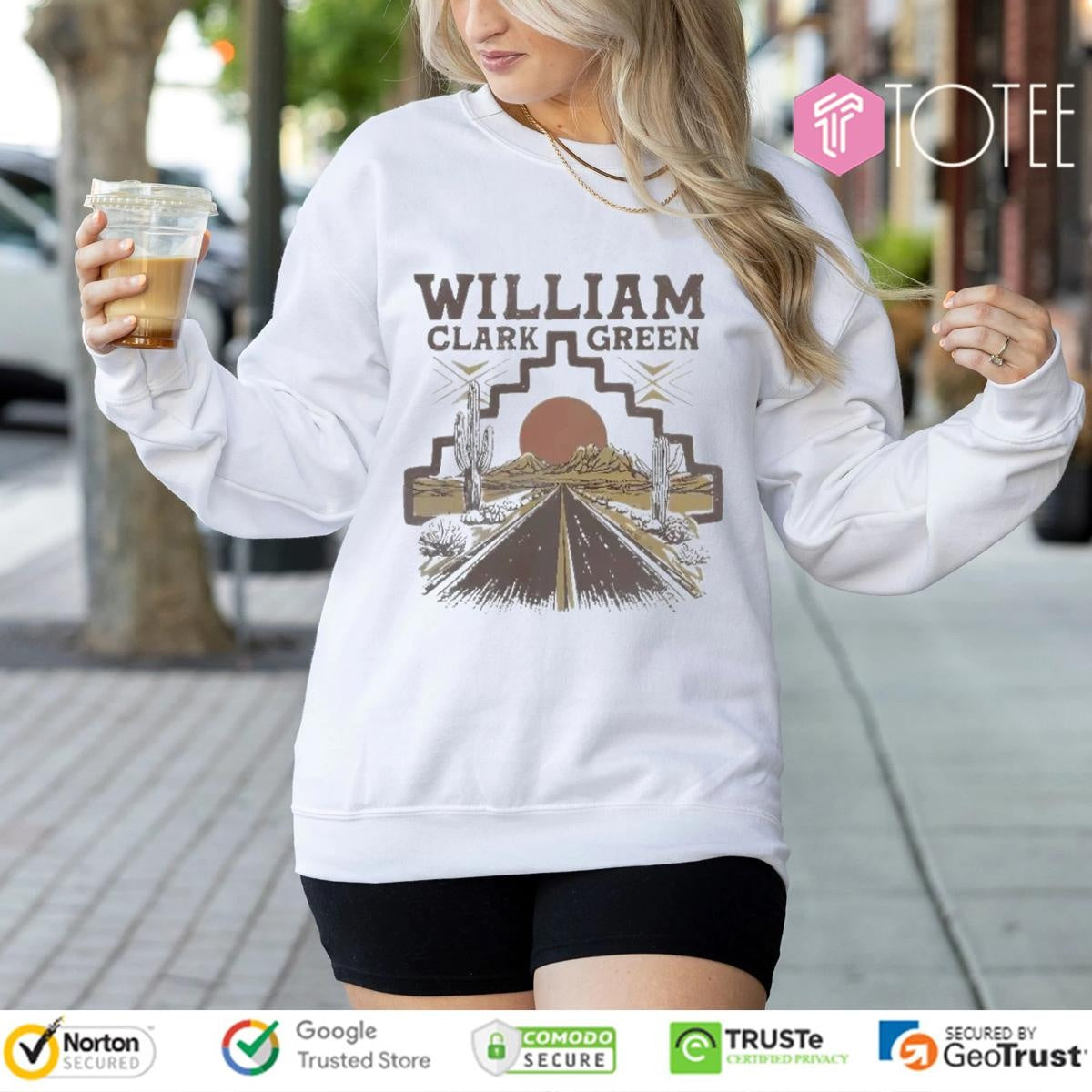 William Clark Green Aztec Highway Sun Vintage T-shirt