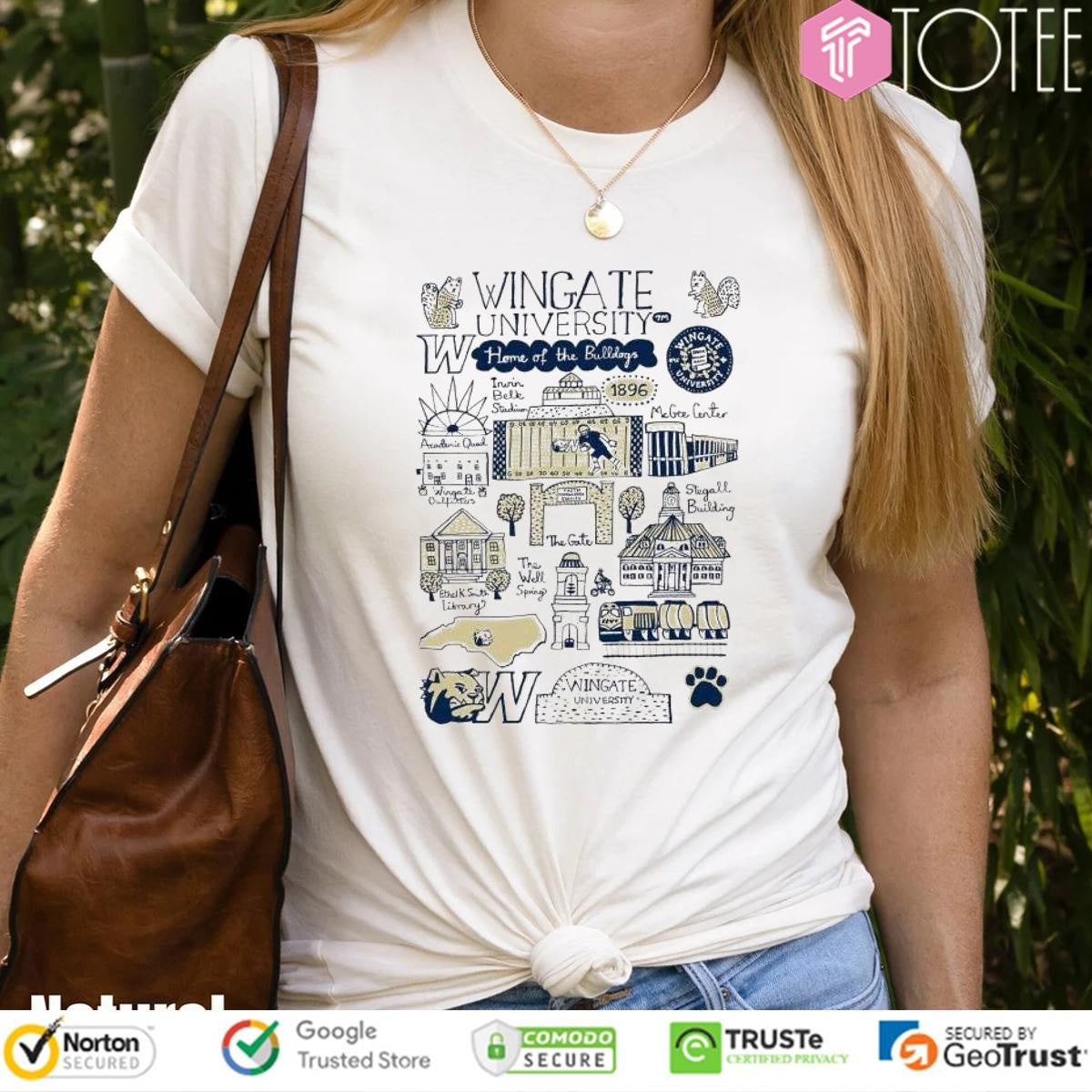 Wingate University Art Illustration T-shirt
