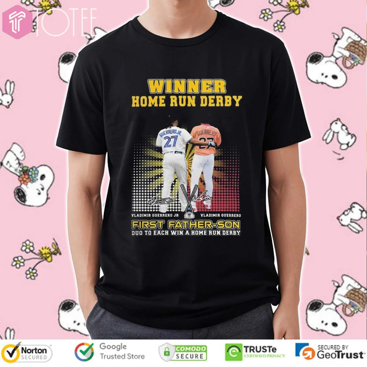 Winner Home Run Derby Vladimir Guerrero First Father Son Duo To Each Win T-shirt