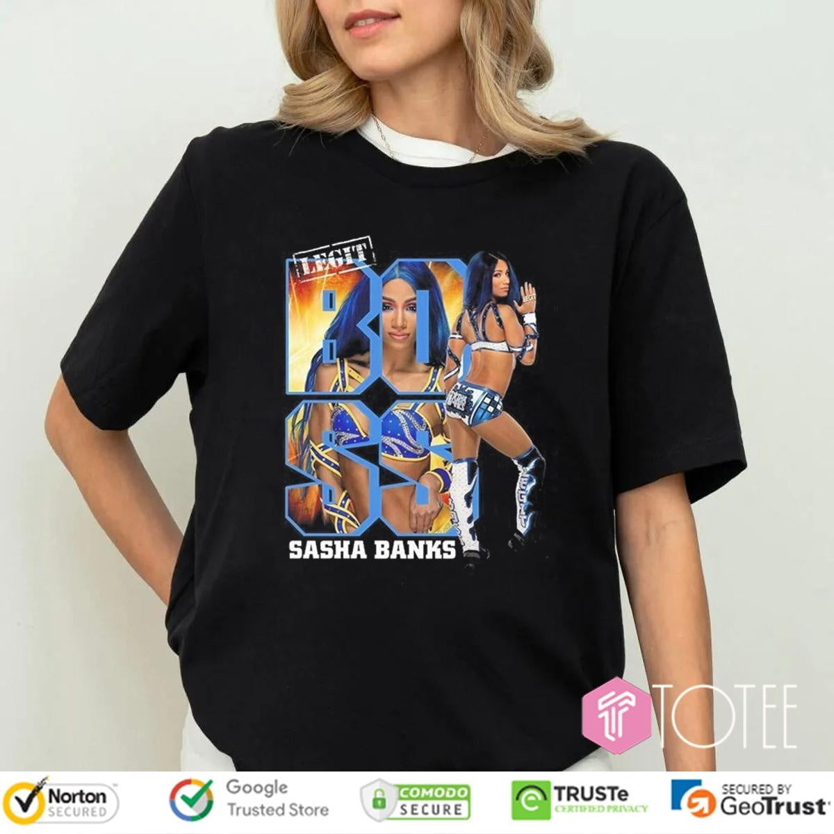 Wwe Sasha Banks Legit Boss Graphic T-shirt