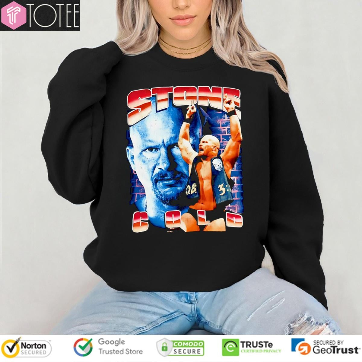 Wwe Stone Cold Steve Austin Graphic Vintage Bootleg T-shirt