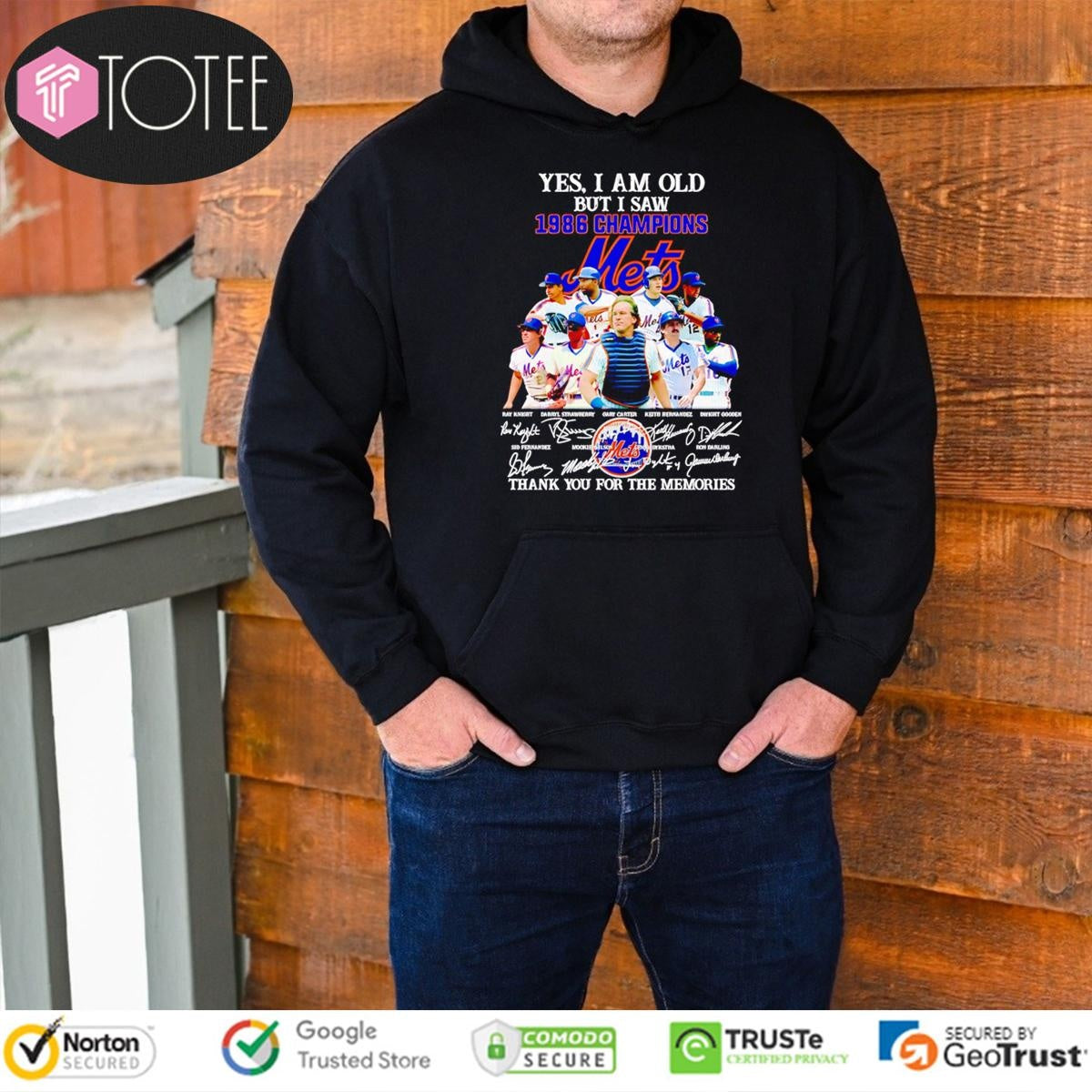 Yes I Am Old But I Saw 1986 Champions New York Mets Signatures T-shirt