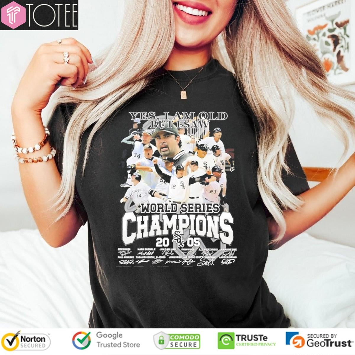 Yes I Am Old But I Saw Chicago White Sox Champions 2025 Signatures T-shirt