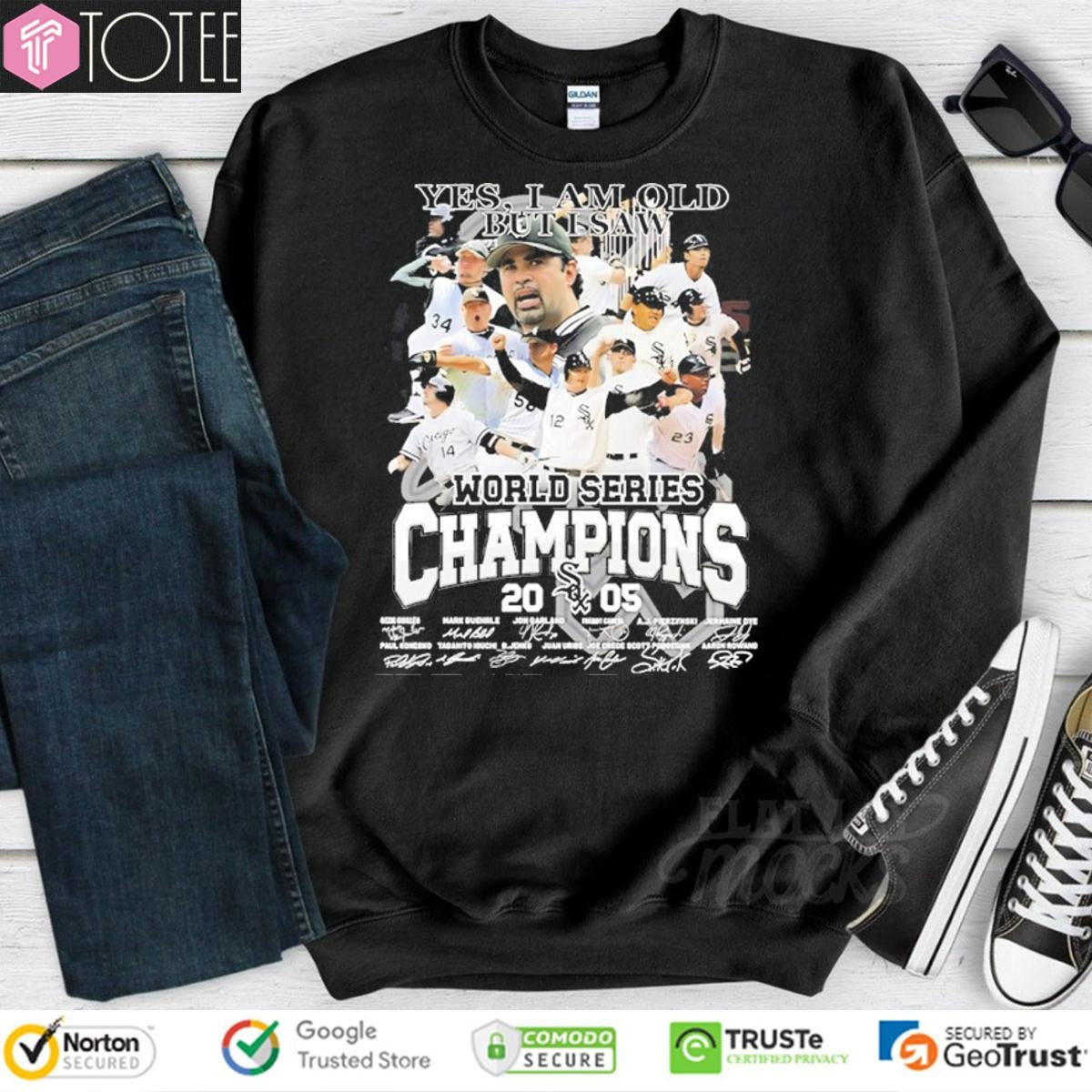 Yes I Am Old But I Saw Chicago White Sox Champions 2025 Signatures T-shirt