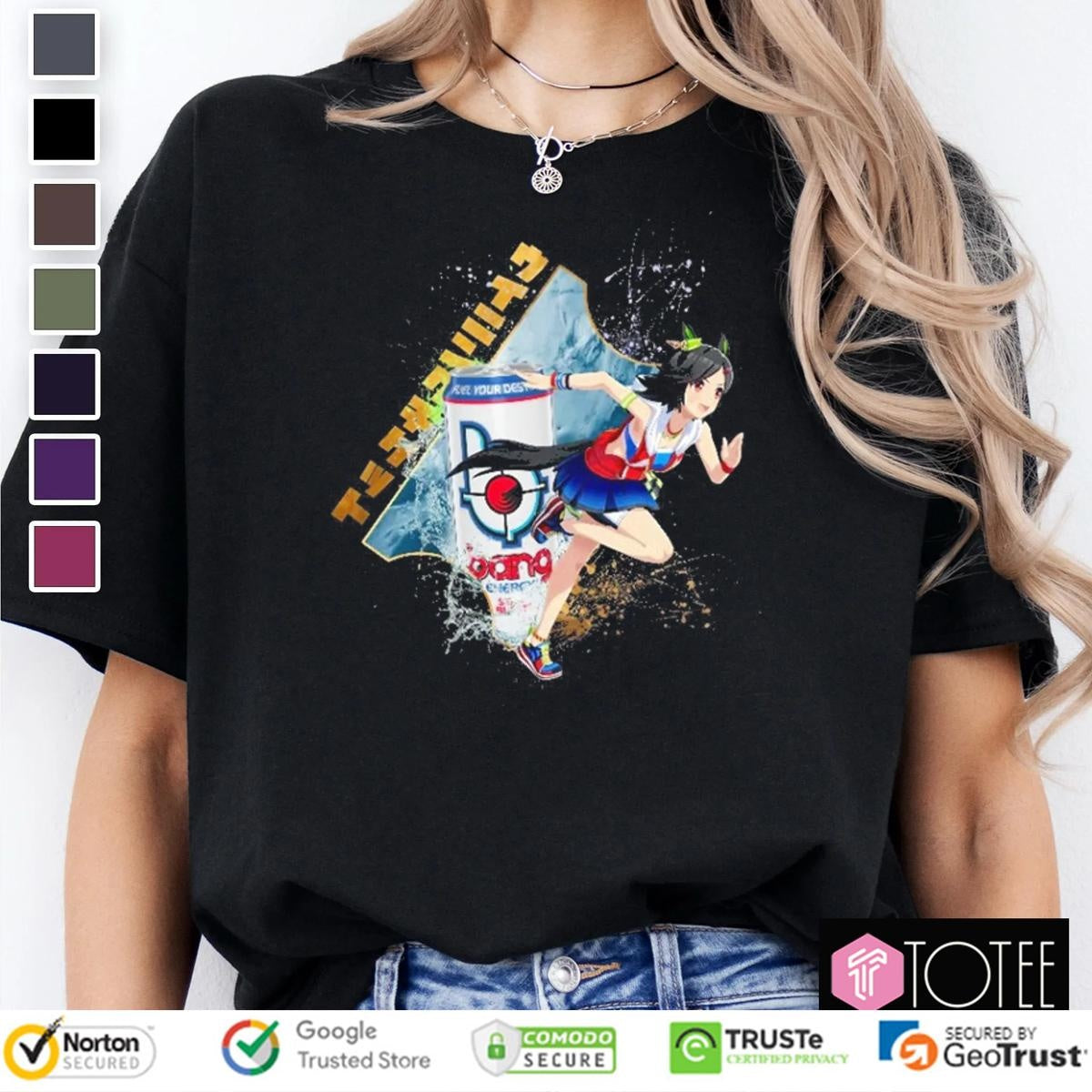 Yukino Bijin Umamusume Pretty Derby Bang Energy Fuel Your Destiny Anime T-shirt