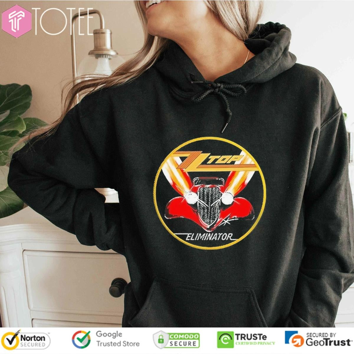 Zz Top Rock Band Eliminator Car T-shirt