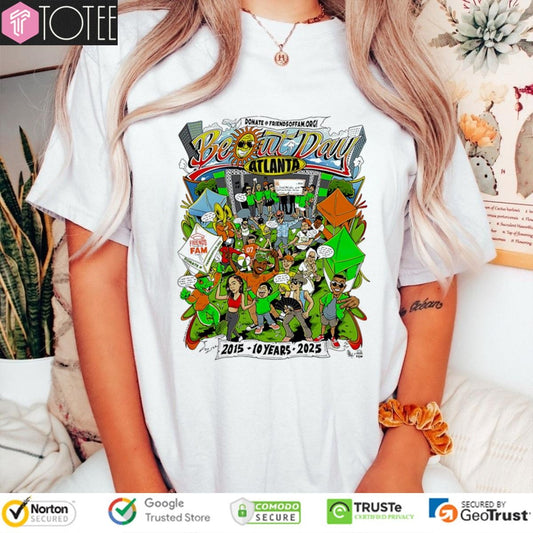 10 Years Be Out Day Atlanta 2015-2025 T-shirt