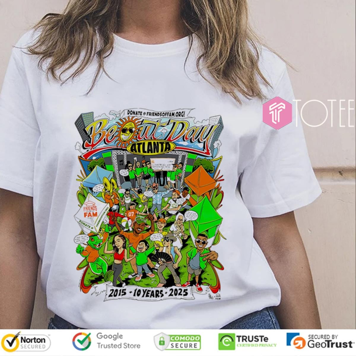10 Years Be Out Day Atlanta 2015-2025 T-shirt