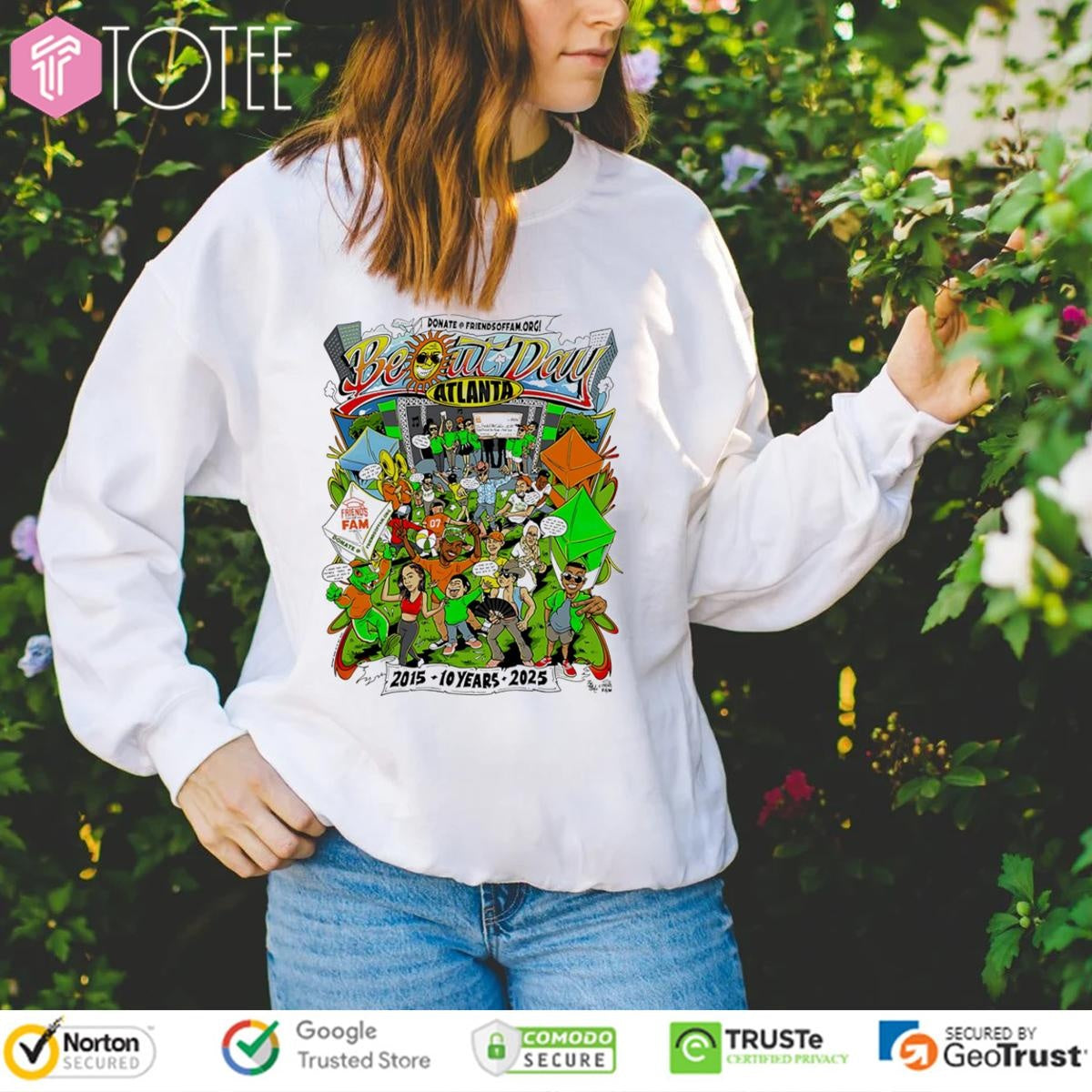 10 Years Be Out Day Atlanta 2015-2025 T-shirt