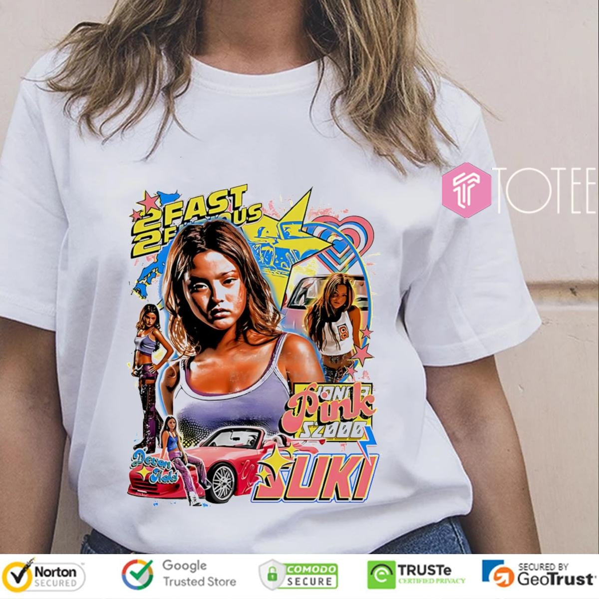 2 Fast 2 Furious Pink Suki Graphic T-shirt