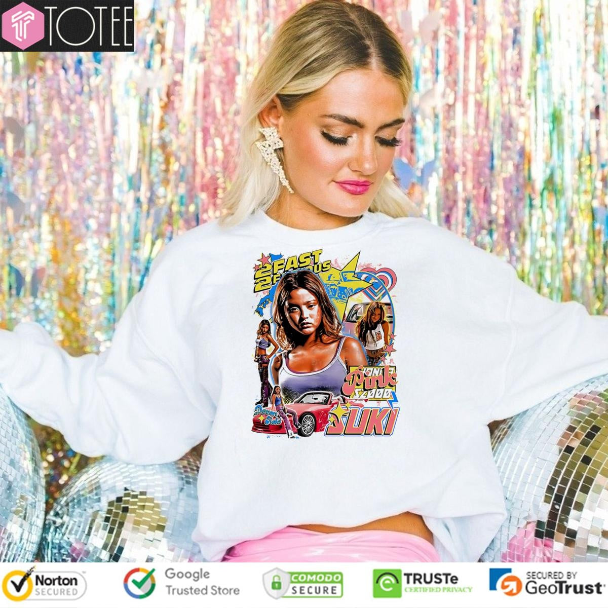 2 Fast 2 Furious Pink Suki Graphic T-shirt