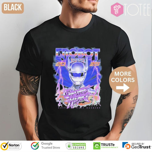 2025 Crobot Cronicles Chrome Heart Half Man Half Machine T-shirt