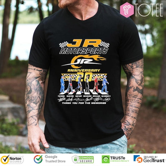 20Th Anniversary 2005-2025 Jr Motorsports Abbey Road Signatures T-shirt