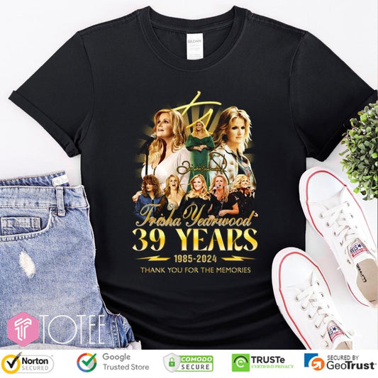 39 Years 1985-2024 Trisha Yearwood Signature T-shirt