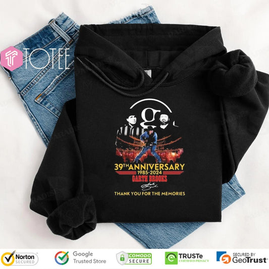 39Th Anniversary 1985-2024 Garth Brooks Music Signature T-shirt