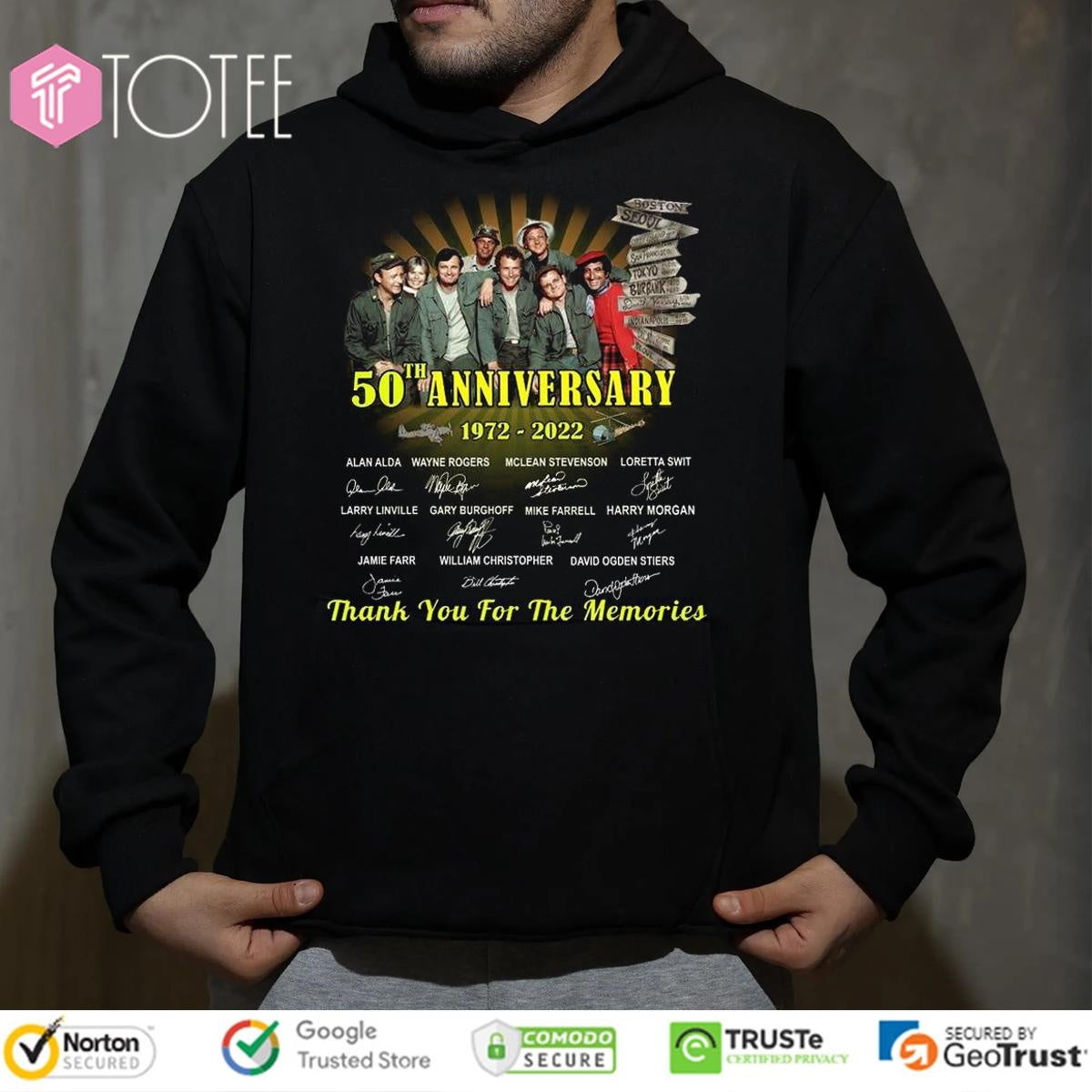 50Th Anniversary 1972–2022 Mash Signatures T-shirt