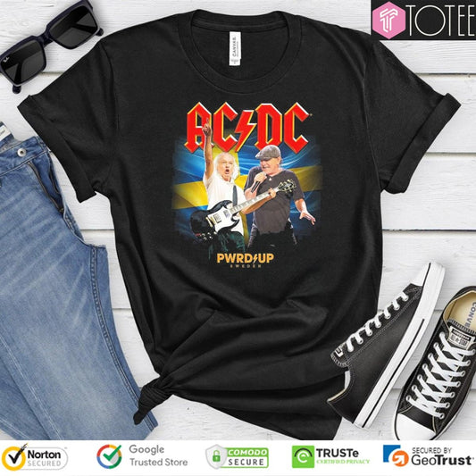 Acdc Pwrd Up Sweden Tour Gothenburg 2025 T-shirt