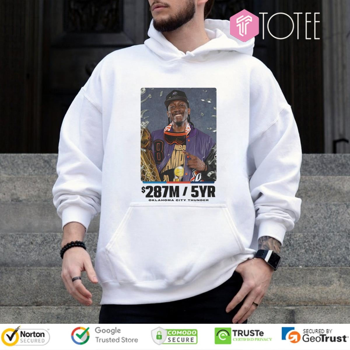 All Nba Star Jalen Williams 287M 5 Year Oklahoma City Thunder Champion T-shirt