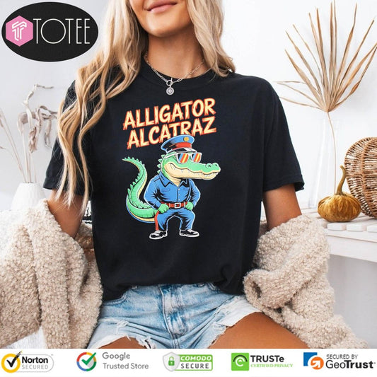 Alligator Alcatraz Crocodile T-shirt